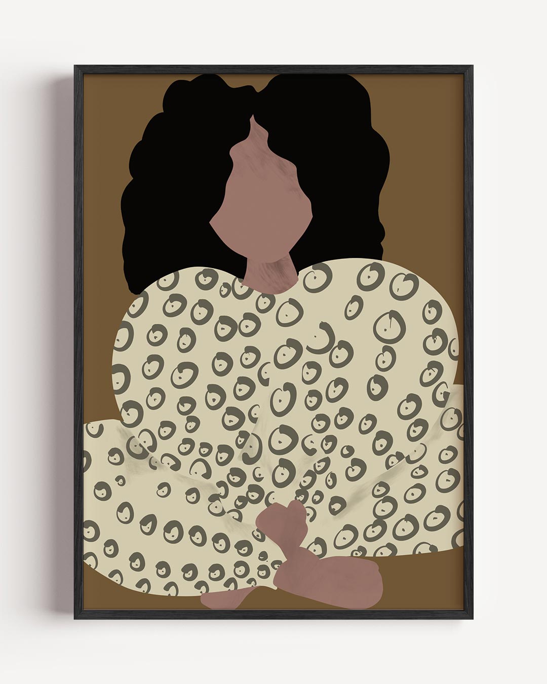 Dromerige Dames Silhouet Poster-WallArtistic