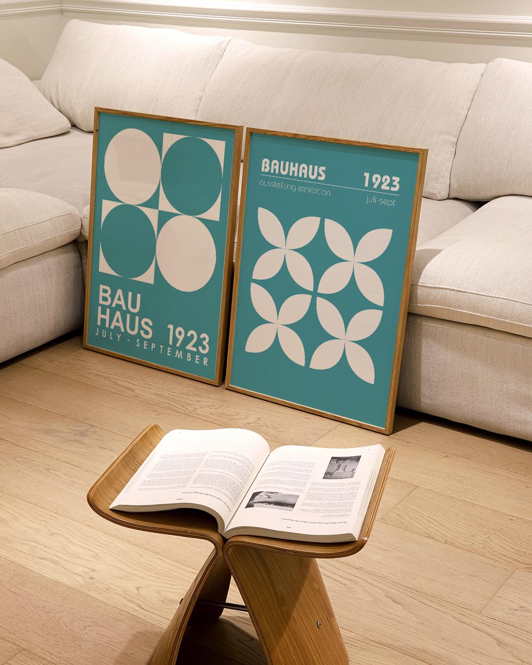 Vormritme en kleur Posterset