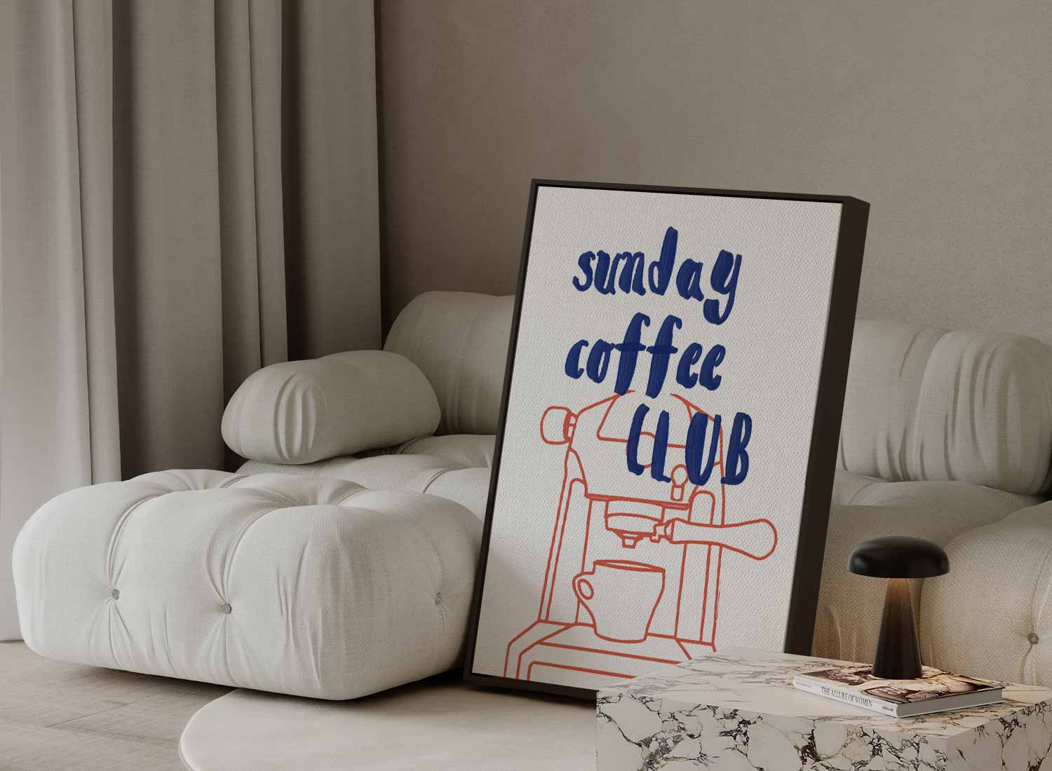 Zondag Koffie Club Poster