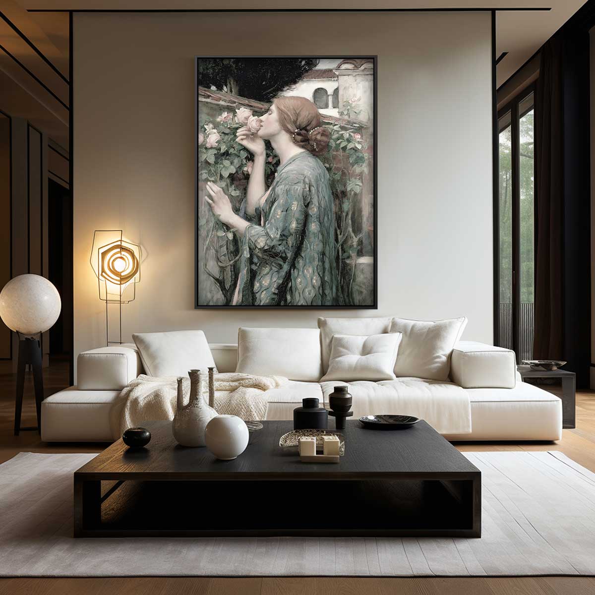 De geur van rozen Kunstwerk-canvas-dibond-plexiglas-wanddecoratie-WallArtistic