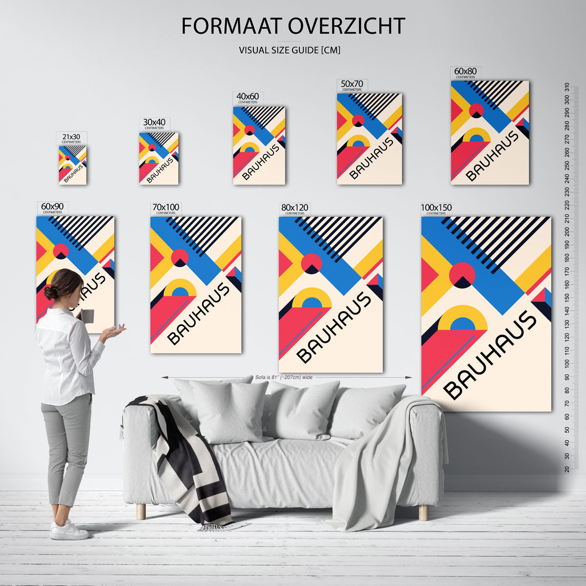 Vormen en vlakken Poster