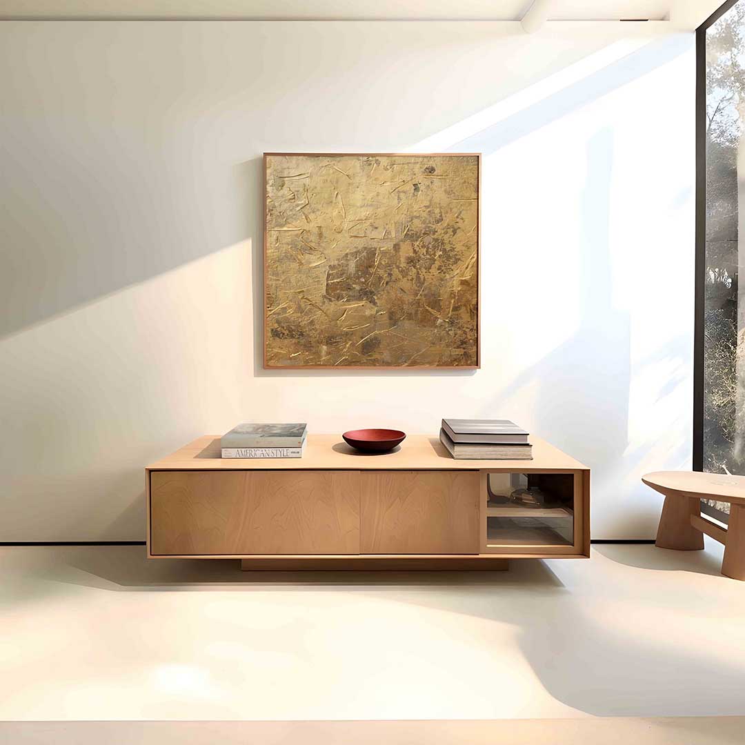 Goudkleurige textuur Poster