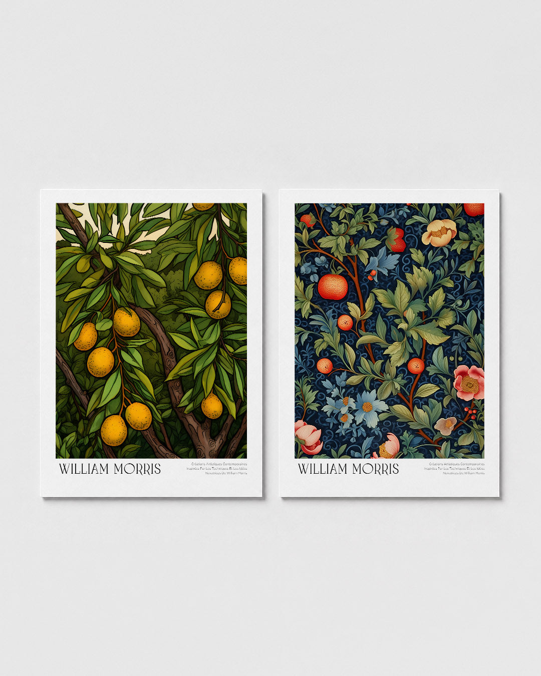 Vruchten en bladeren Posterset