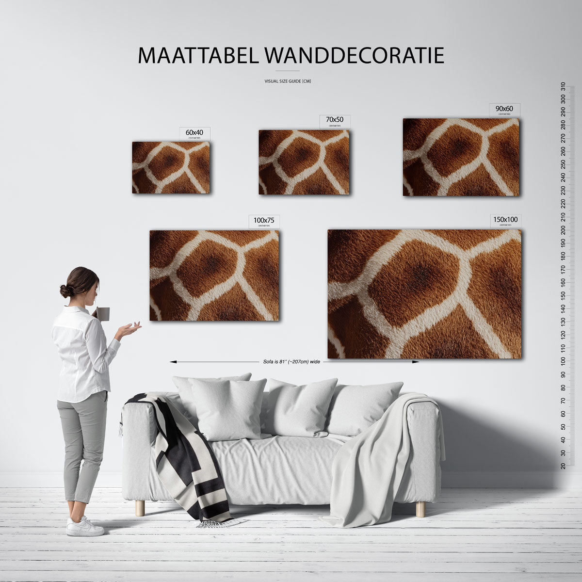 Organische patronen Kunstwerk