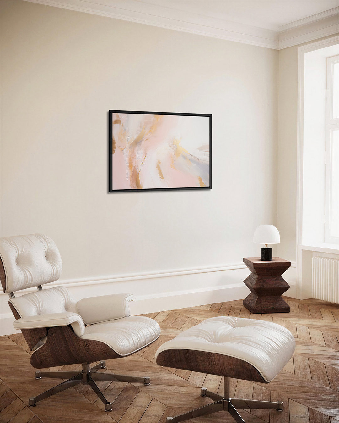 Zachte kleuren vloeiend Kunstwerk