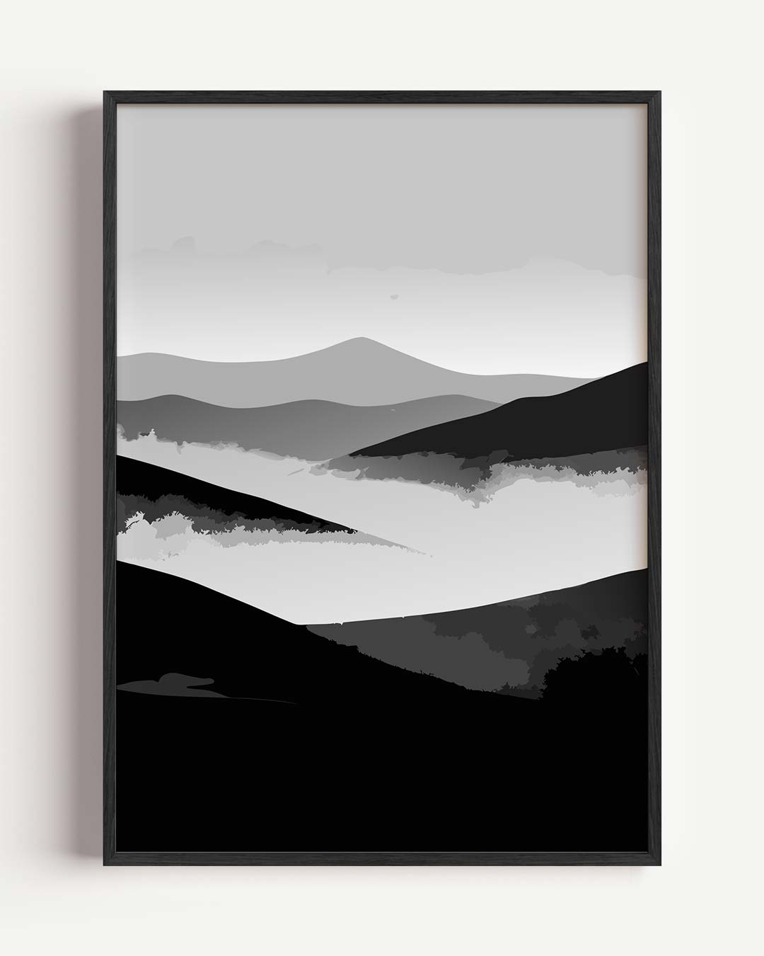 Mystieke Berglandschap Poster