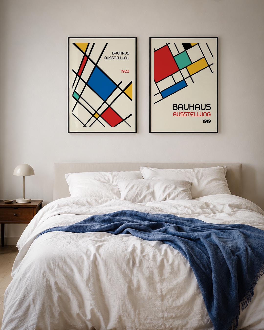 Kleurvlakken en lijnen Posterset