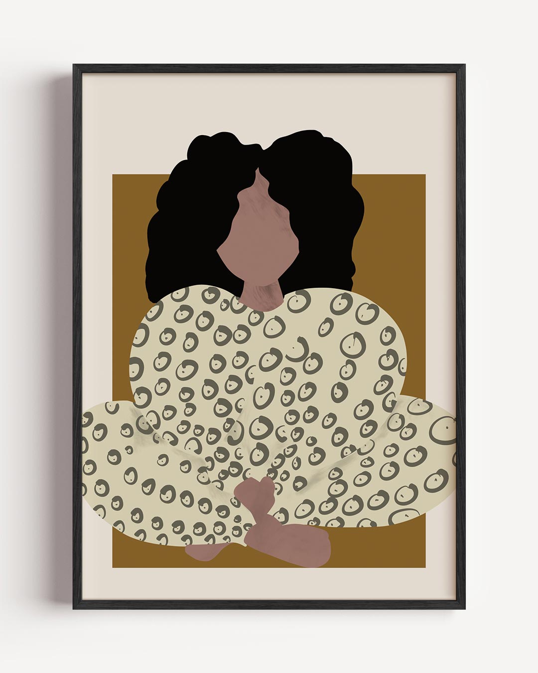 Eigentijdse Elegantie Vrouwelijke Poster-WallArtistic
