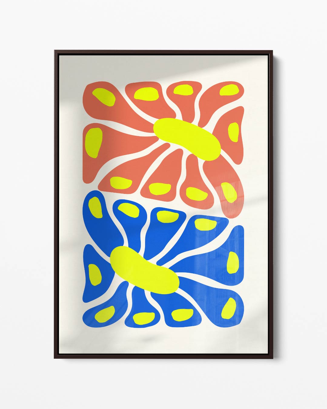 Kleurrijke Bloemexplosie Kunstwerk-canvas-dibond-plexiglas-wanddecoratie-WallArtistic