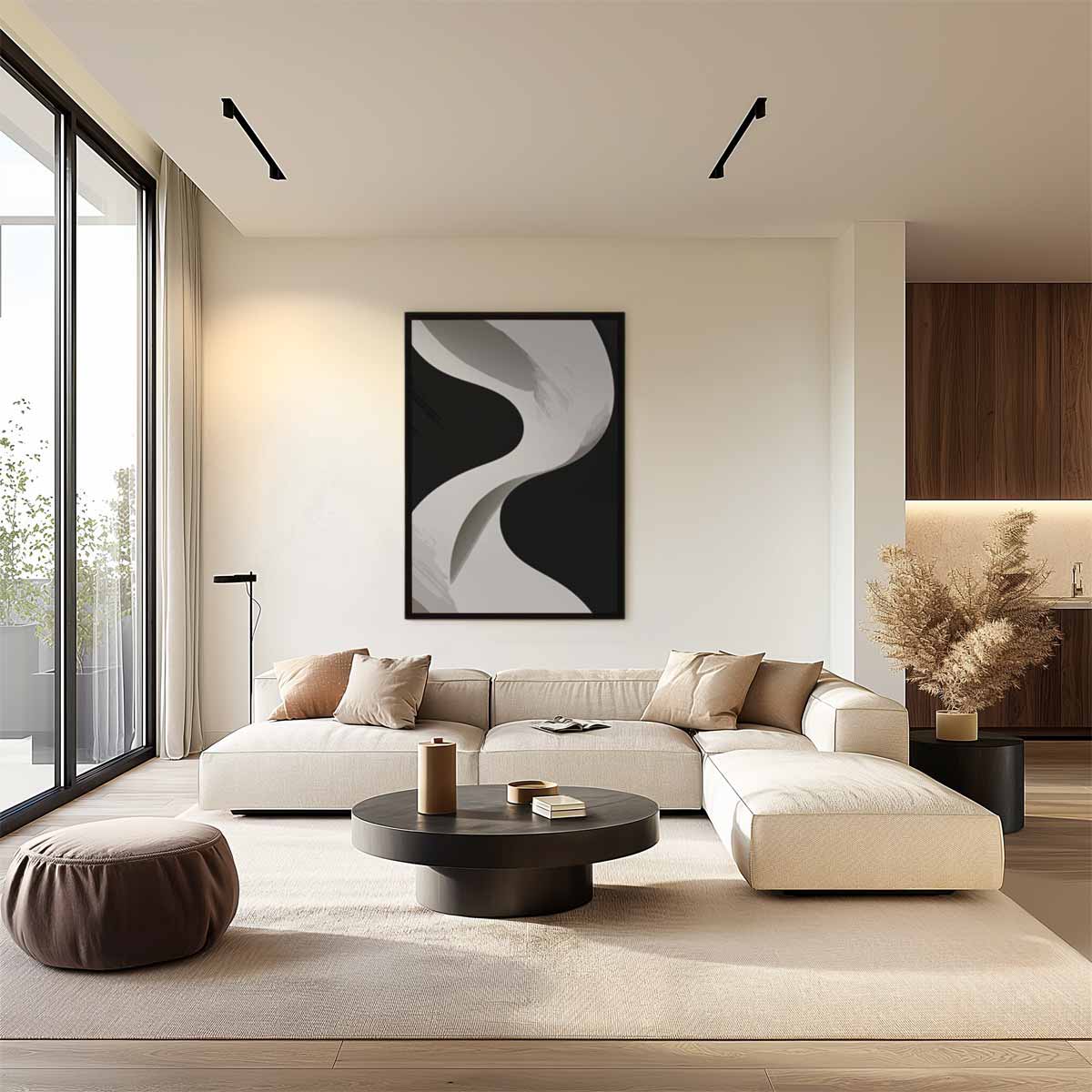 Golvende Gratie Kunstwerk-canvas-dibond-plexiglas-wanddecoratie-WallArtistic