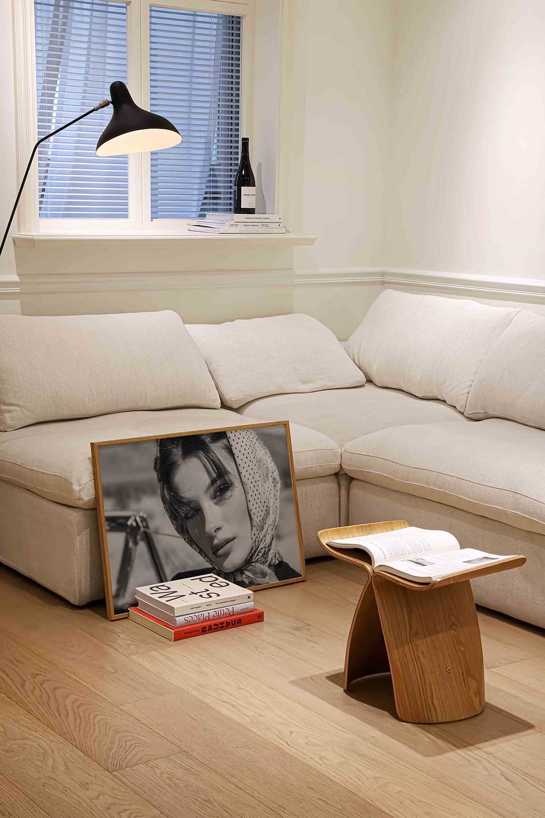 Vrouw met hoofddoek Poster
