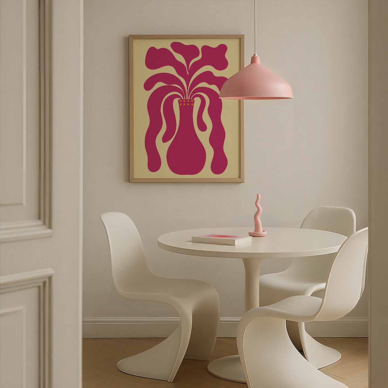 Speelse Vaasvorm Illustratie Poster