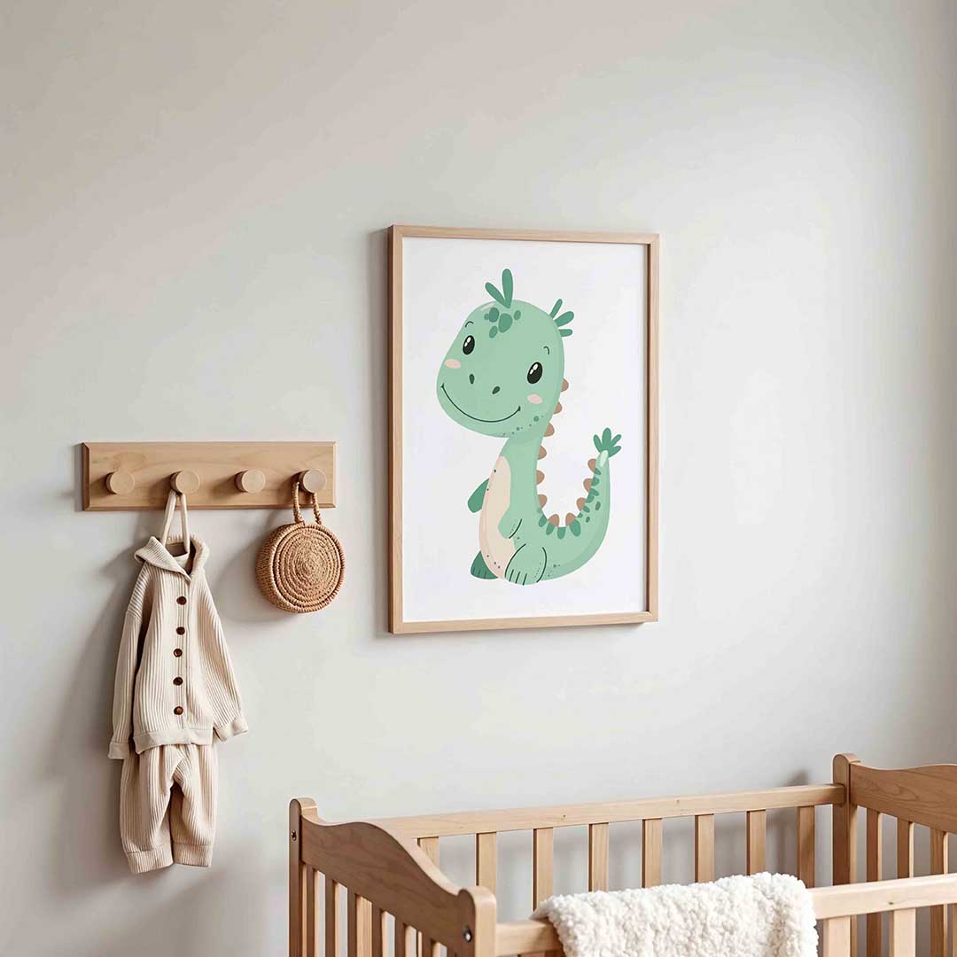 Groene dinosaurus Poster