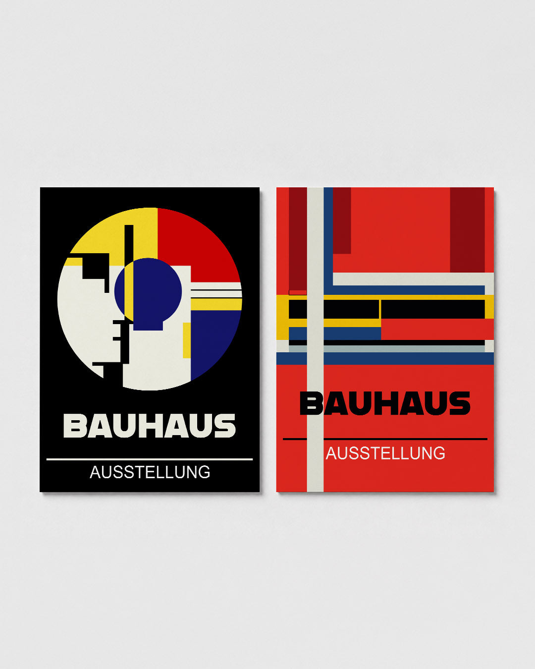 Kleurrijke cirkelcompositie Posterset