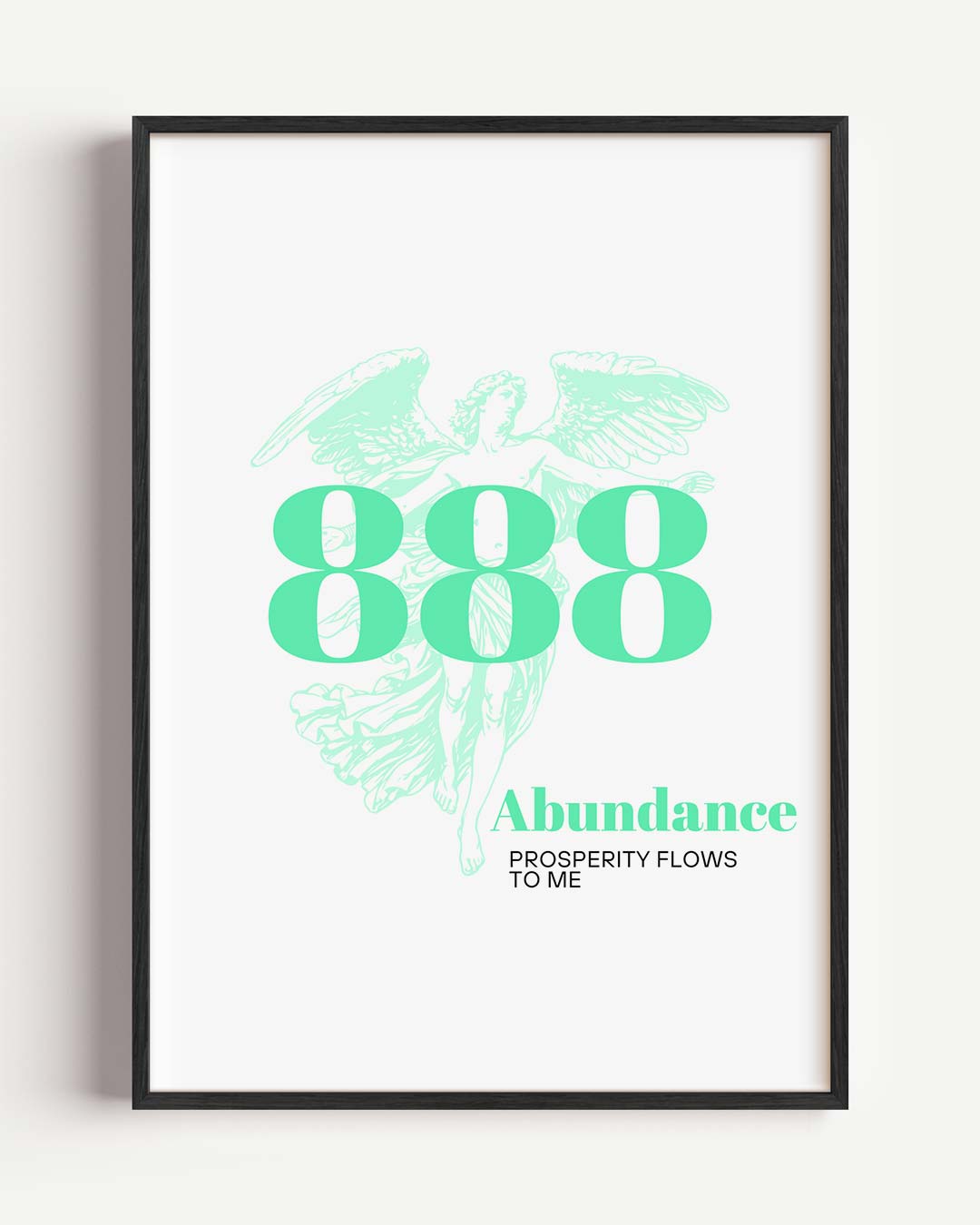 Inspirerende 888 Engel Poster