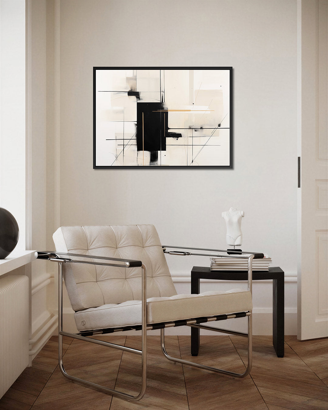 Geometrische lijnen Kunstwerk
