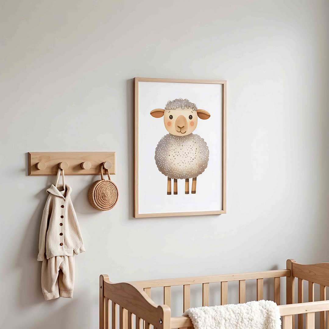 Schattig schaap Poster