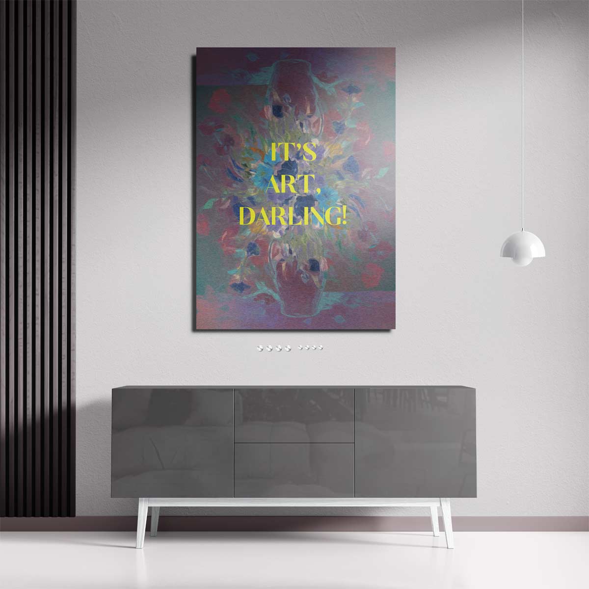 Kleurrijke Bloemenexplosie Kunstwerk-canvas-dibond-plexiglas-wanddecoratie-WallArtistic