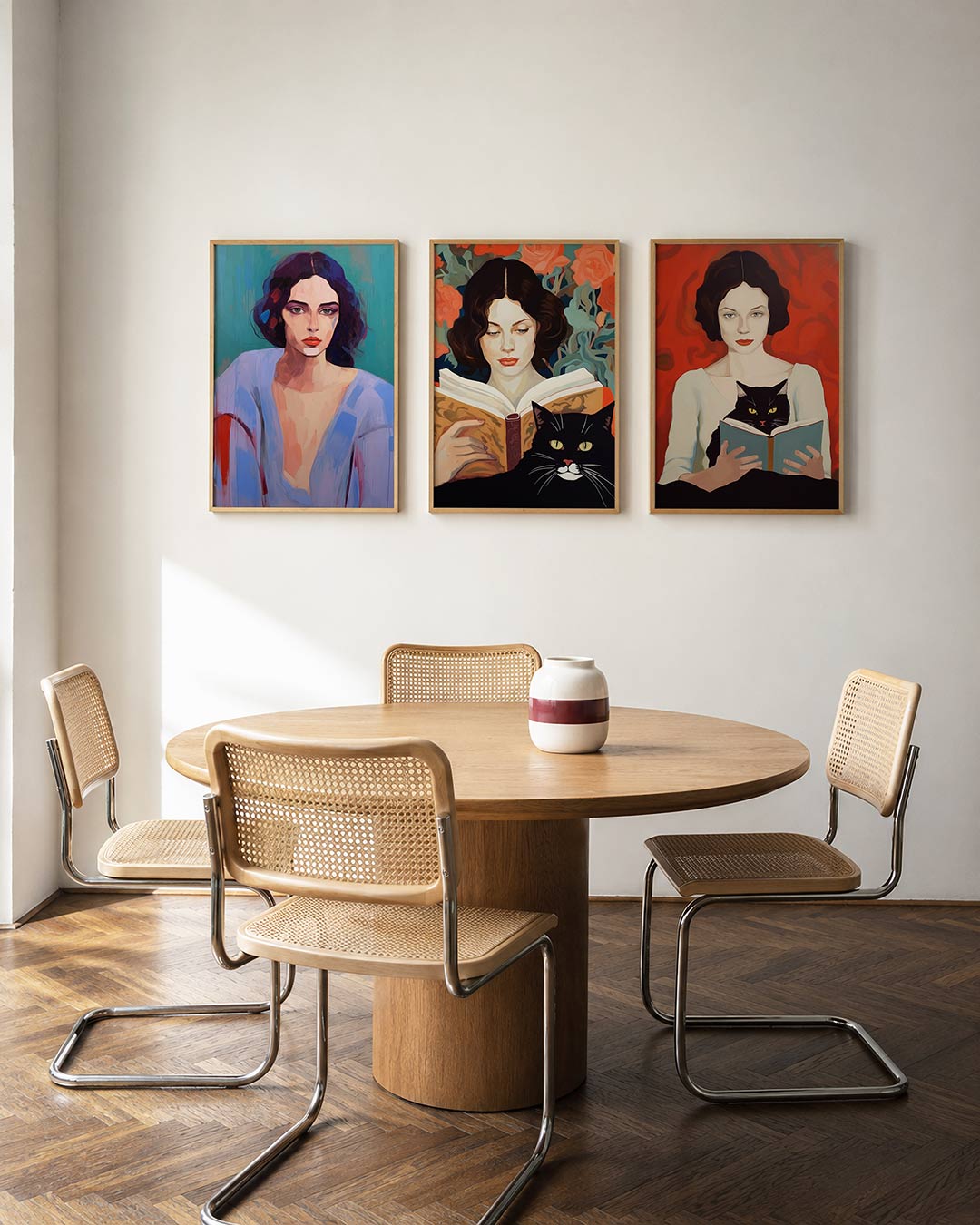 Kleur en portret Posterset