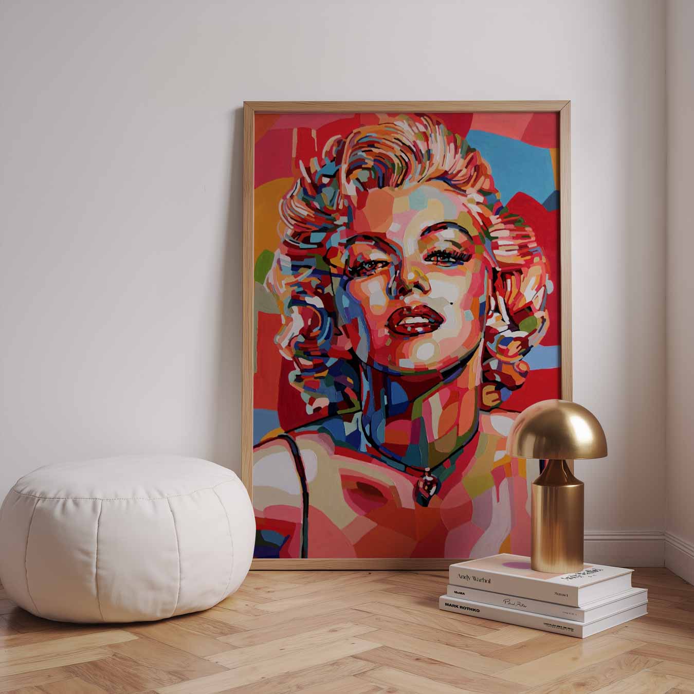 Kleurrijke Iconische Portretposter