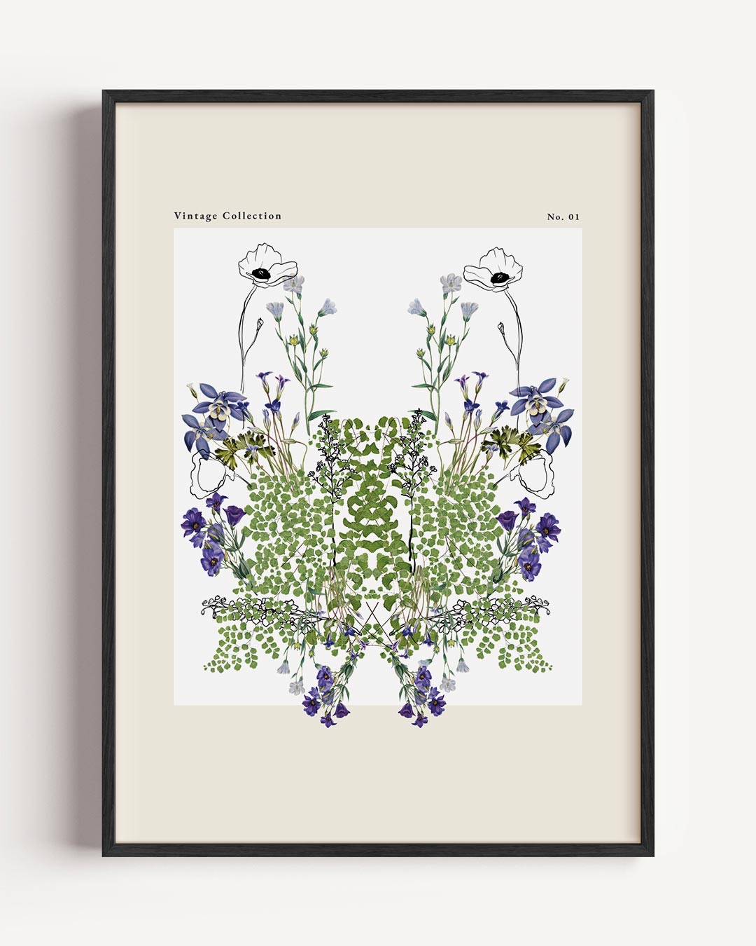 Vintage Bloemenpracht Poster-WallArtistic