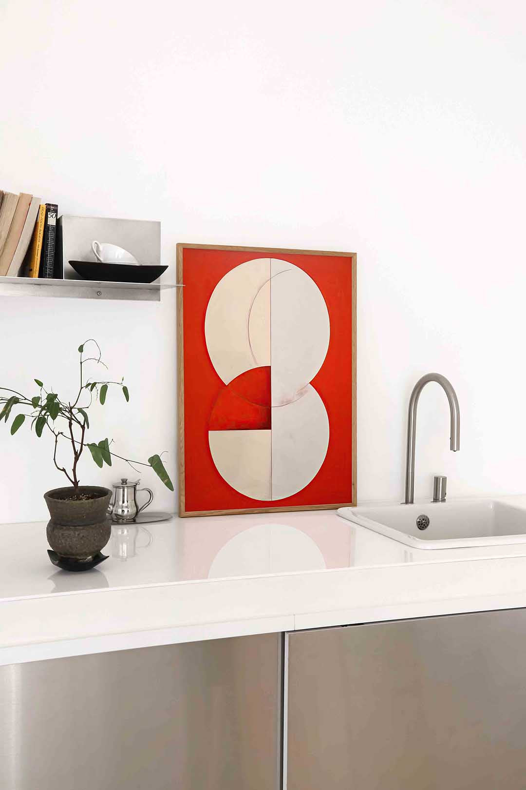 Abstracte cirkels Poster