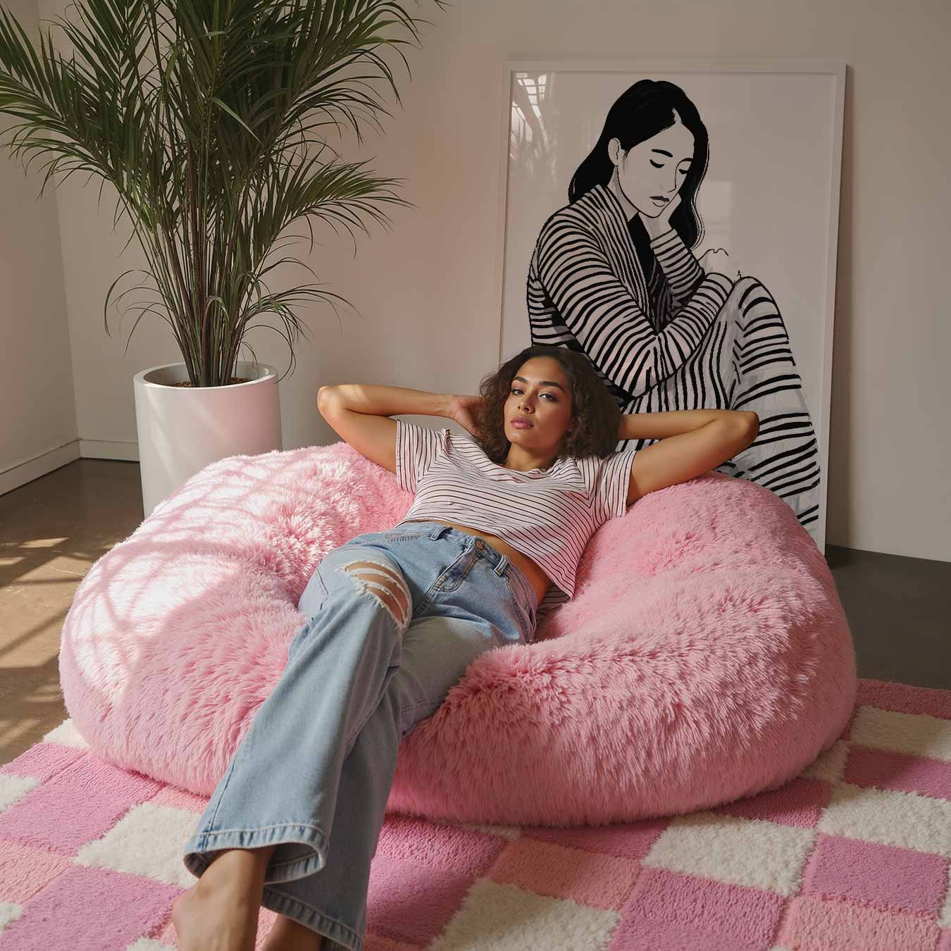 Stijlvolle Zebra Vibes Poster