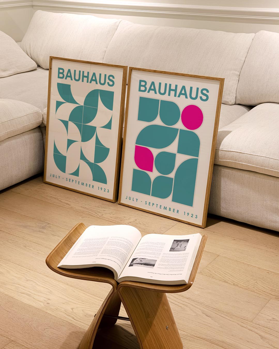 Vormen en kleurvlakken Posterset