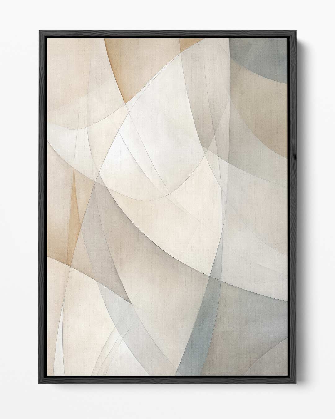 Harmonische Abstractie in Aardetinten Kunstwerk-canvas-dibond-plexiglas-wanddecoratie-WallArtistic