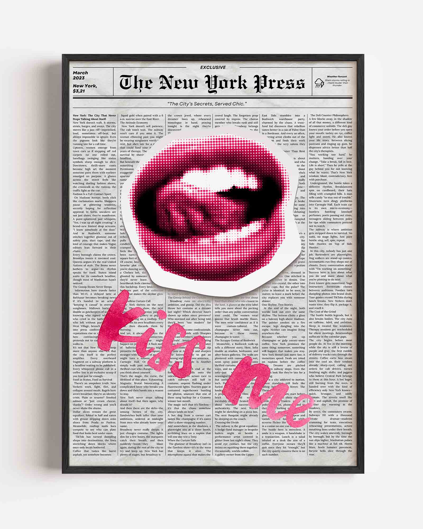 Kiss me Poster