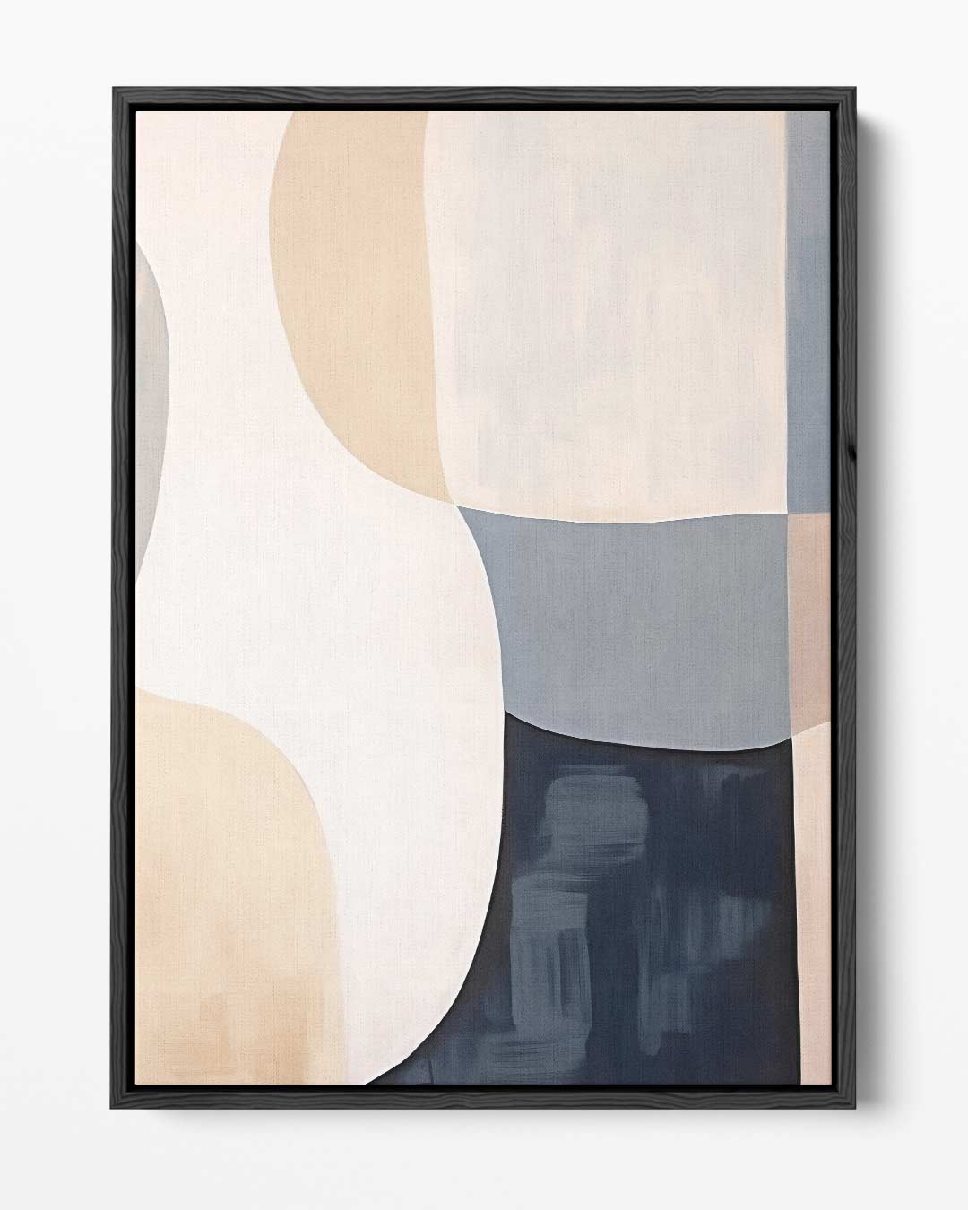 Abstracte Harmonie in Aardetinten Kunstwerk-canvas-dibond-plexiglas-wanddecoratie-WallArtistic