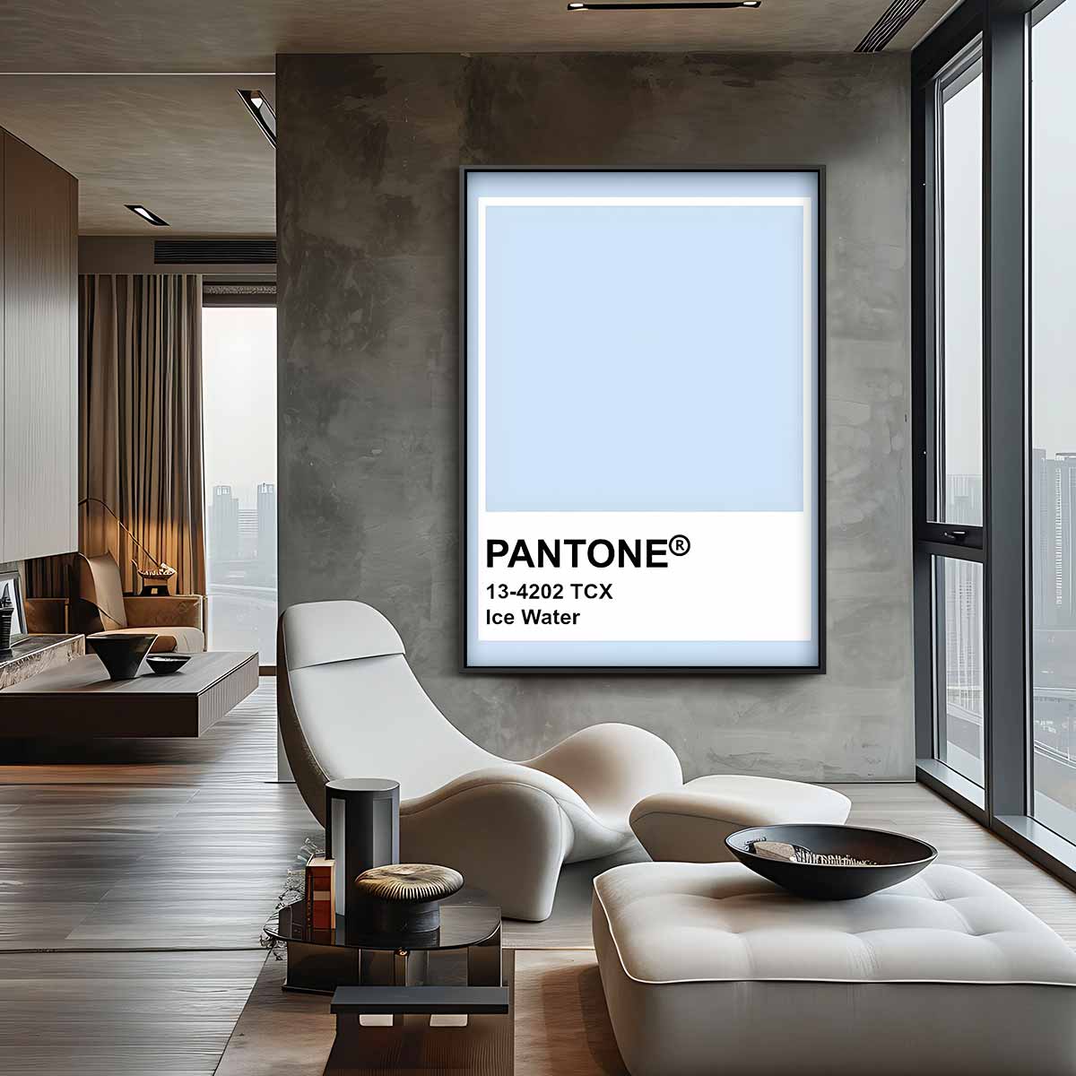 IJswater Blauw Kunstwerk-canvas-dibond-plexiglas-wanddecoratie-WallArtistic