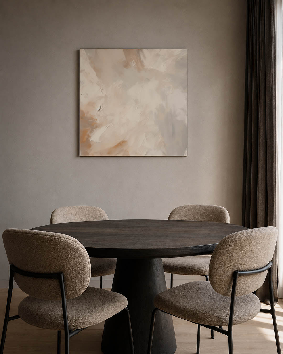 Zachte kleuren vormen Kunstwerk