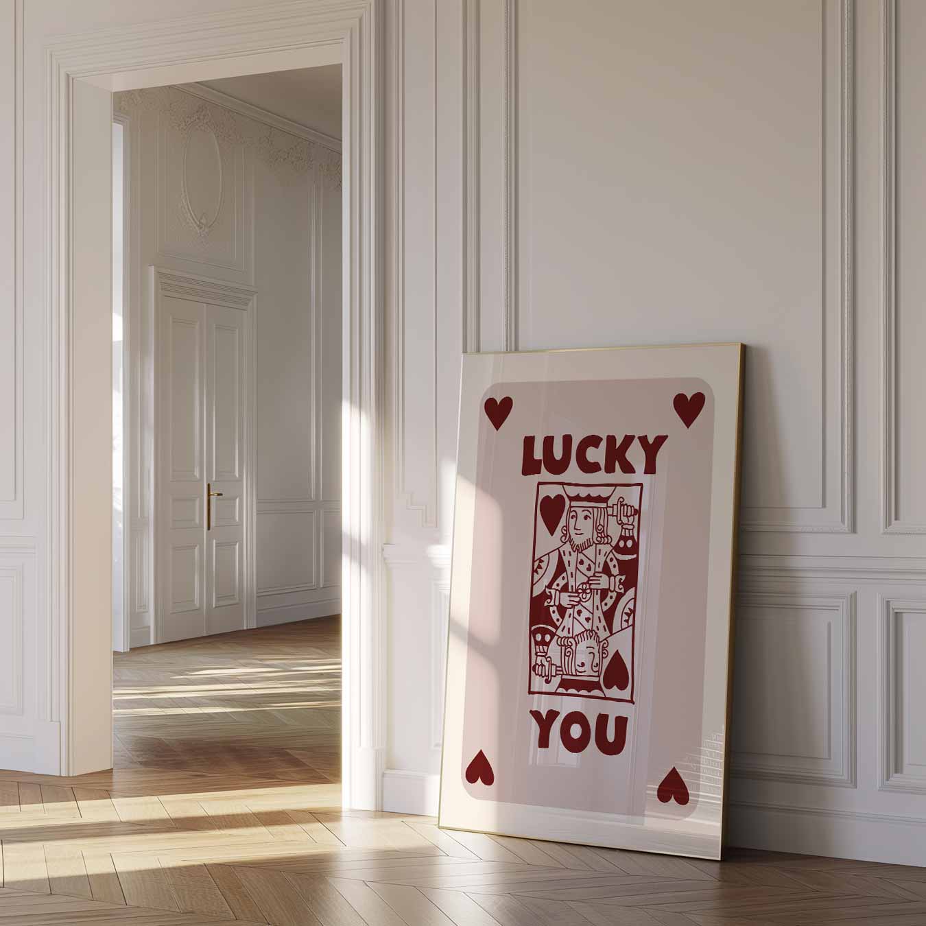 Lucky You Speelkaart Poster