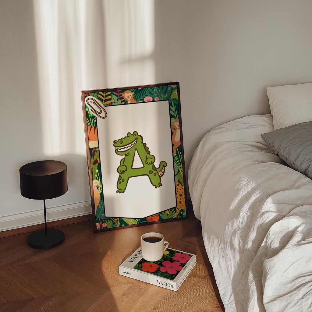 Jungle Alfabet Poster