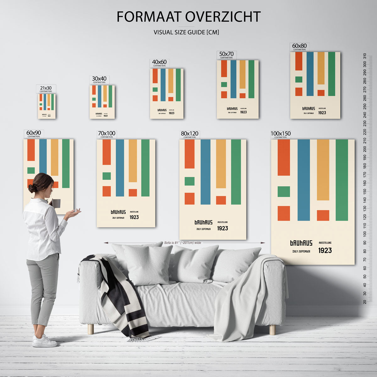 Vorm en kleur Poster