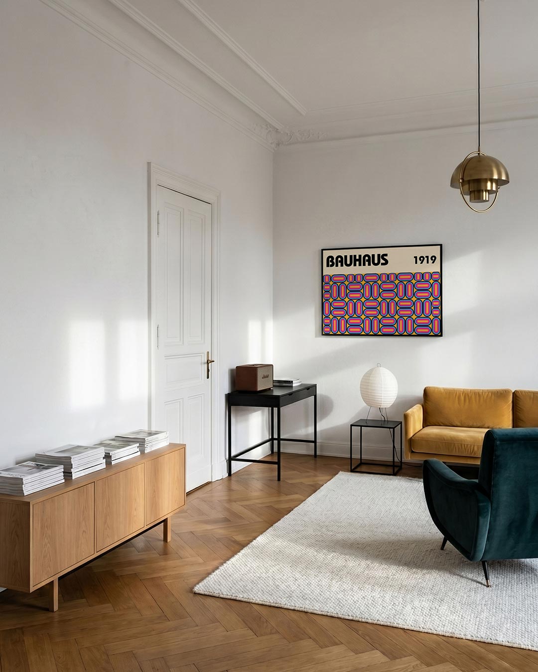 Vormritme en kleur Poster