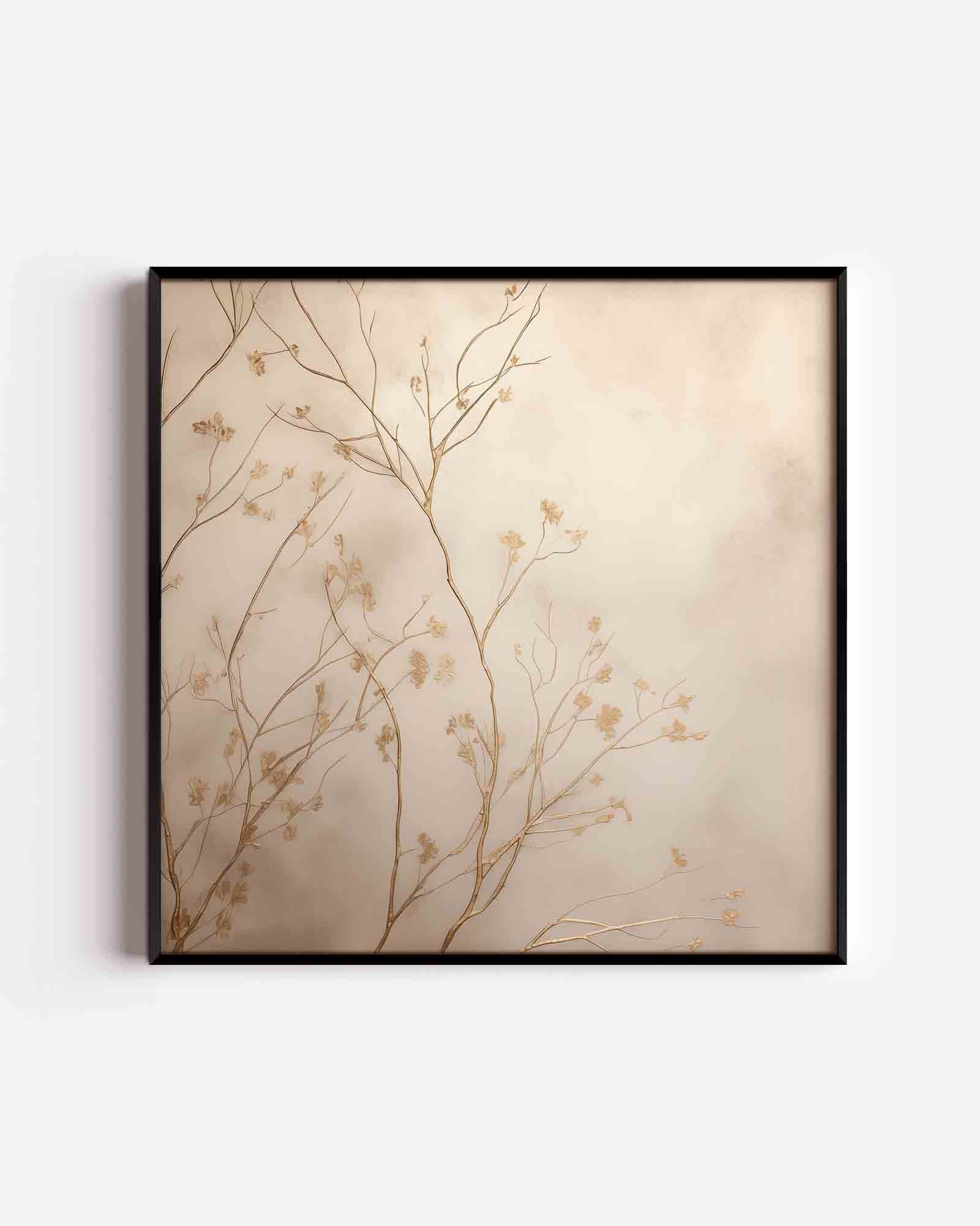 Takjes en bloemen Poster