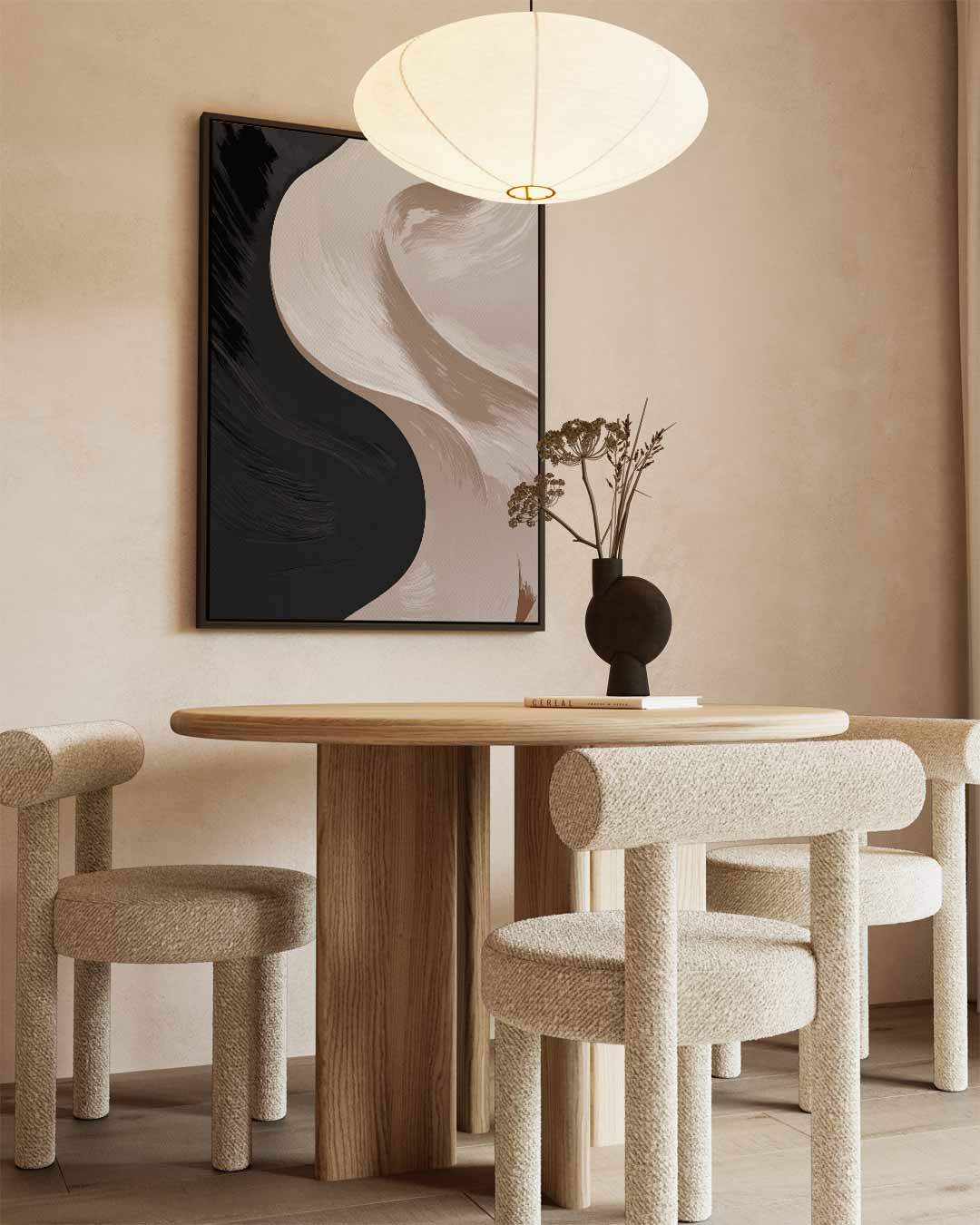 Stijlvolle Abstracte Harmonie Kunstwerk-canvas-dibond-plexiglas-wanddecoratie-WallArtistic