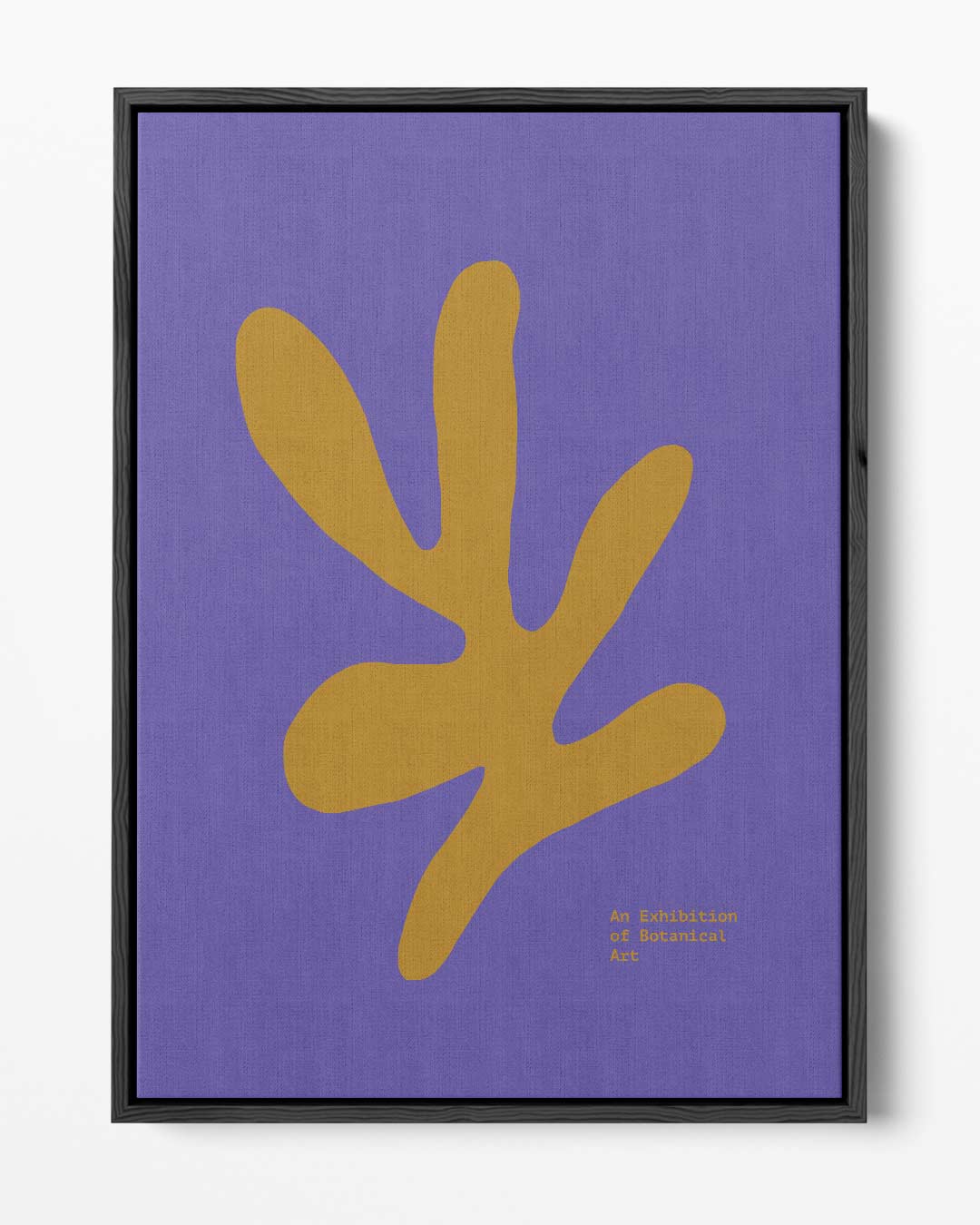 Abstracte Botanische Vormen Kunstwerk-canvas-dibond-plexiglas-wanddecoratie-WallArtistic