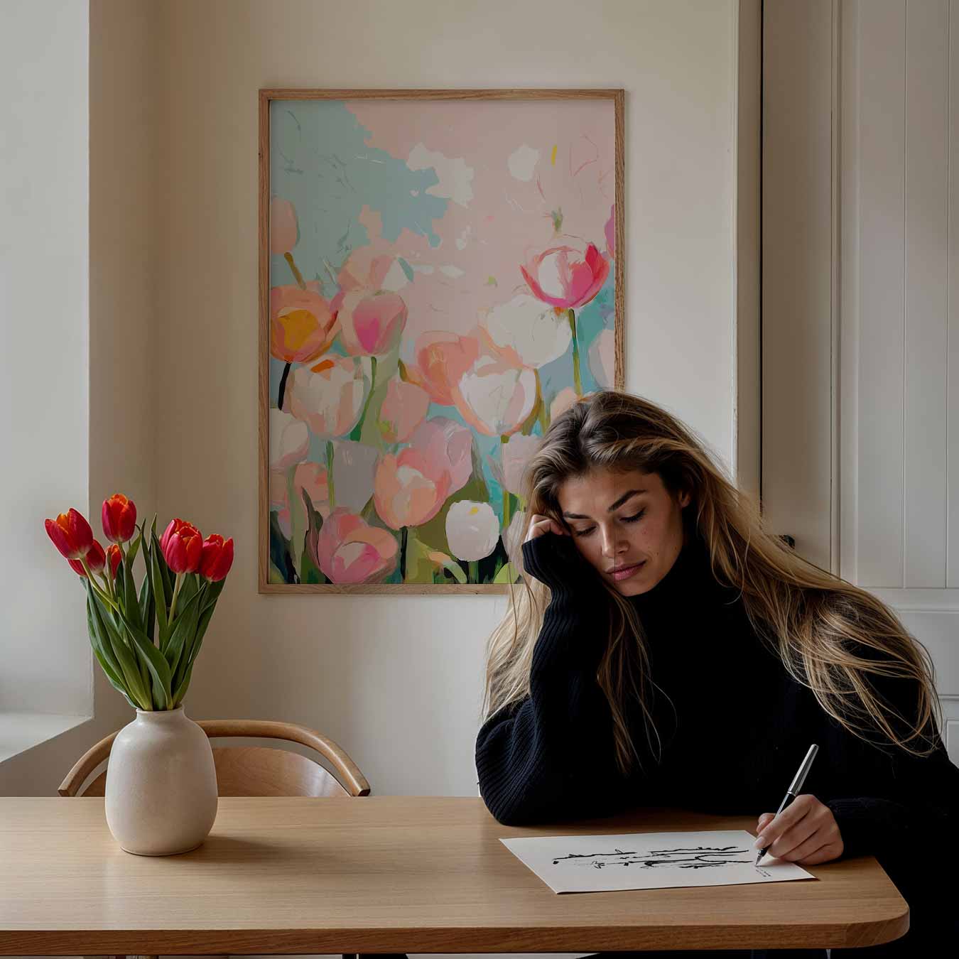 Bloemenpracht Tulpenposter