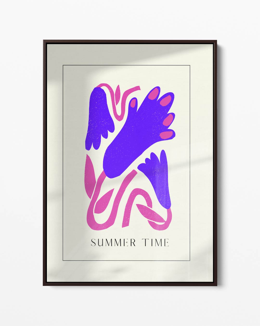 Zomer Tijd Print Kunstwerk-canvas-dibond-plexiglas-wanddecoratie-WallArtistic