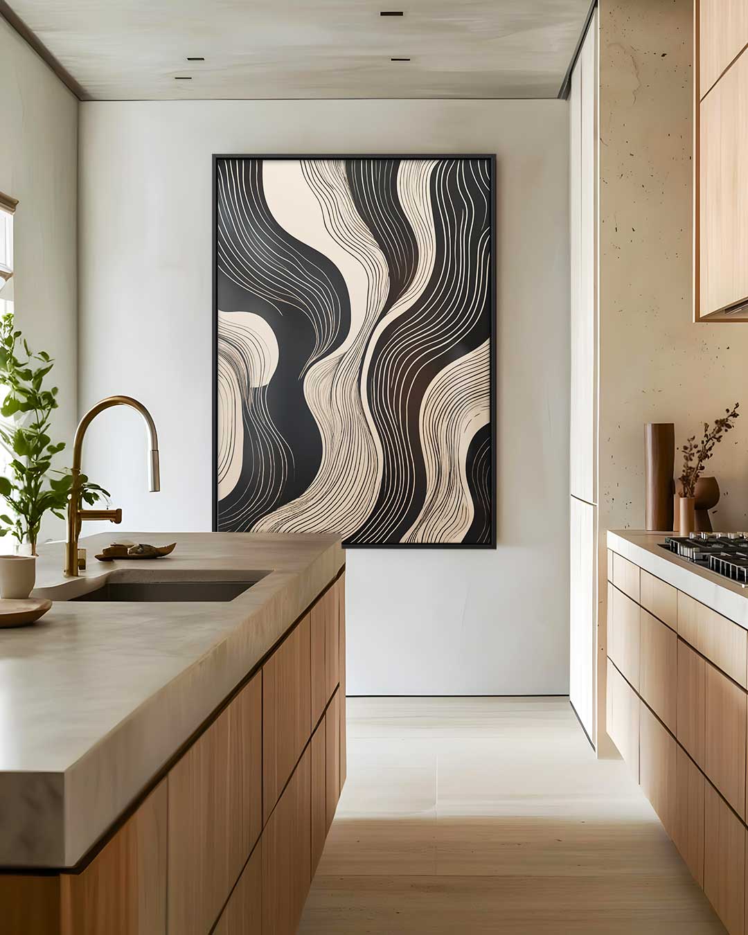Golvende Elegantie Kunstwerk-canvas-dibond-plexiglas-wanddecoratie-WallArtistic