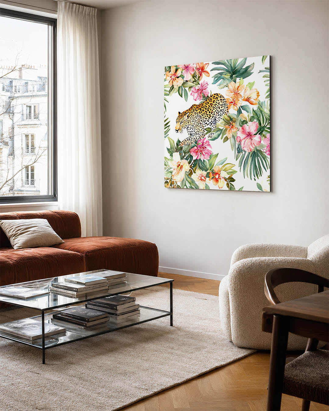 Tropische dierenprint Kunstwerk