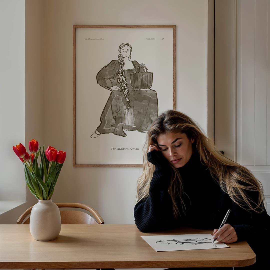 The Modern Female Poster-WallArtistic
