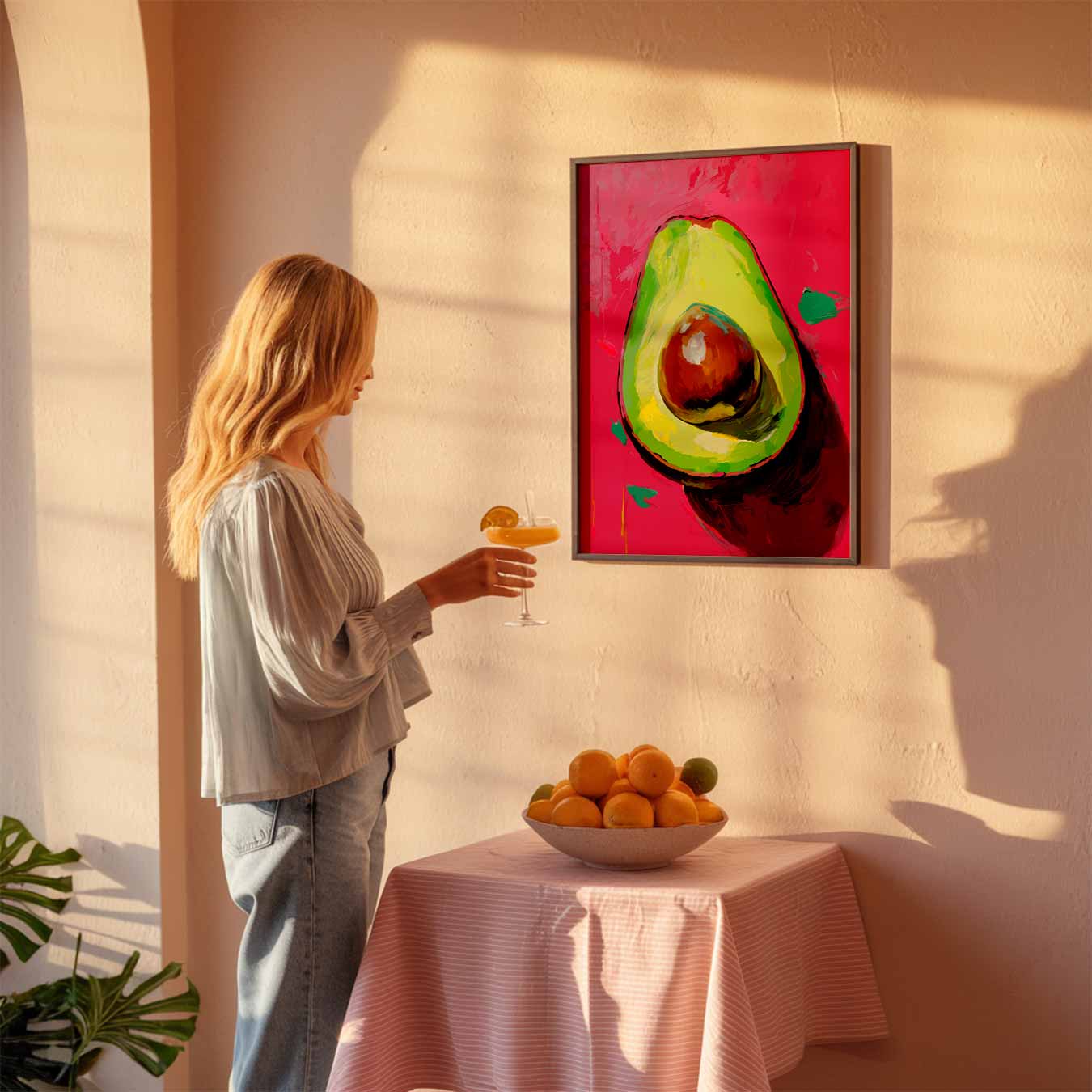 Avocado Art Poster
