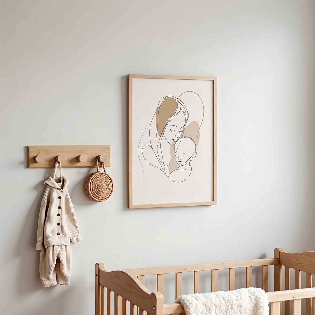 Moeder en kind Poster