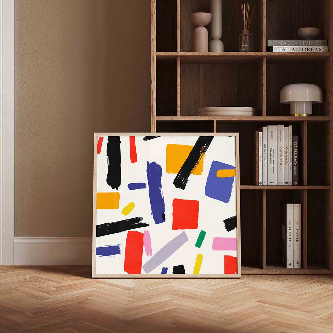 Abstracte vormen Poster