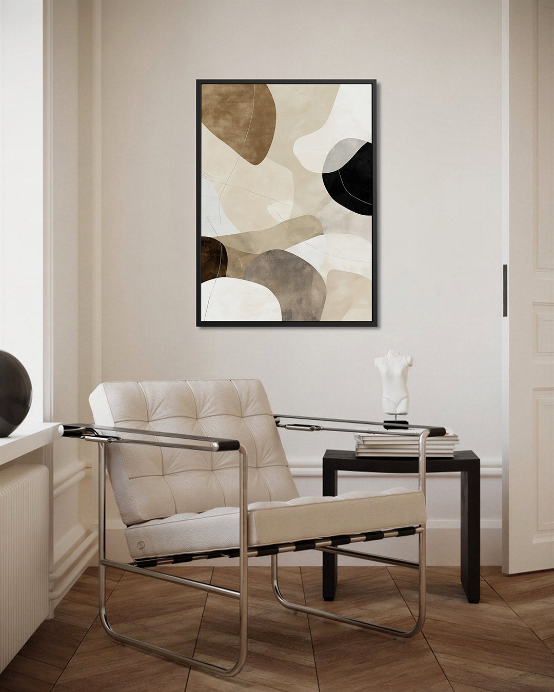 Organische vormen compositie Kunstwerk