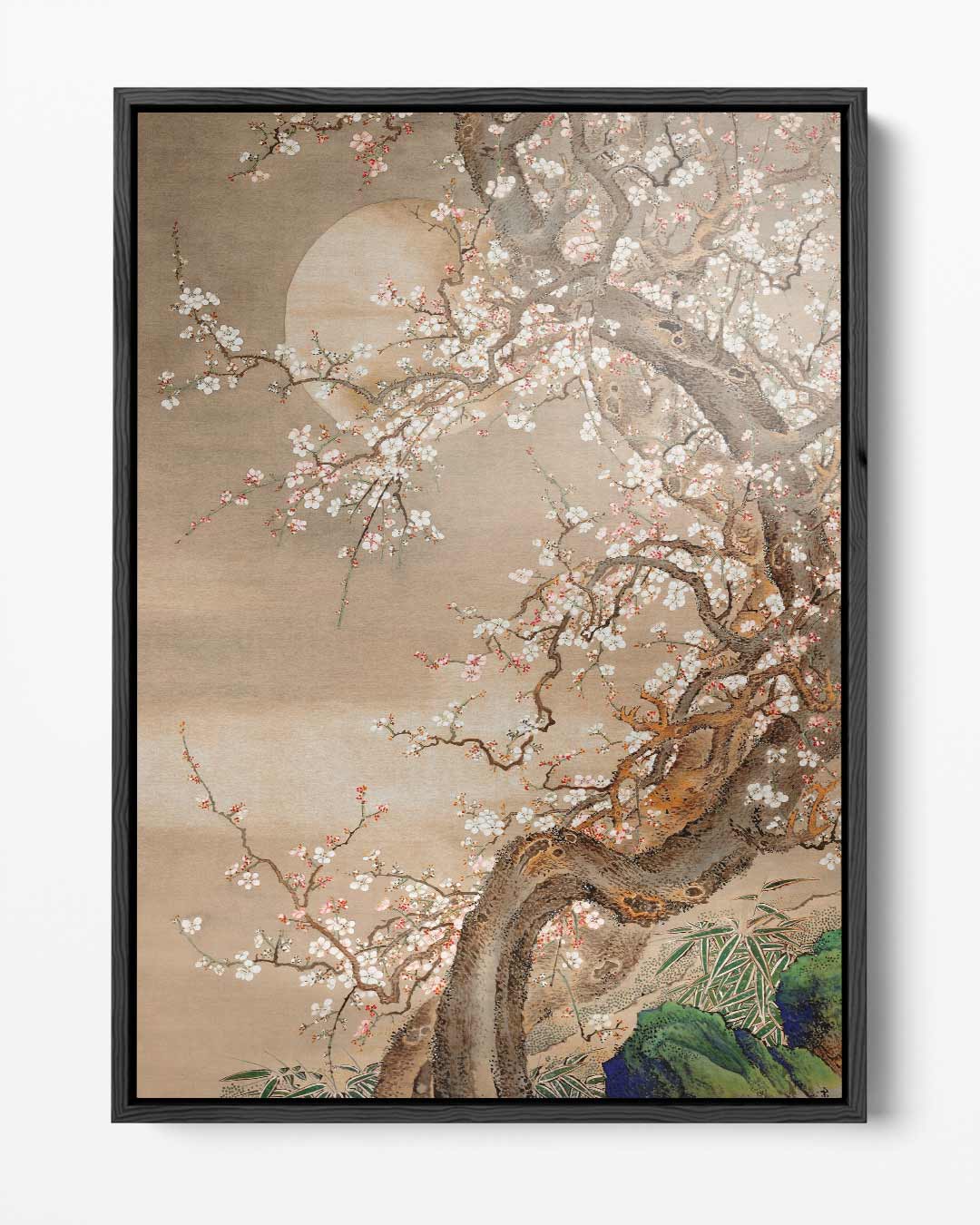Sereen Bloesemlandschap Kunstwerk-canvas-dibond-plexiglas-wanddecoratie-WallArtistic